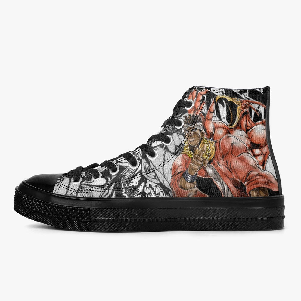 JoJo's Bizarre Adventure Mohammed Avdol A-Star High Anime Shoes _ JoJo's Bizarre Adventure _ Ayuko