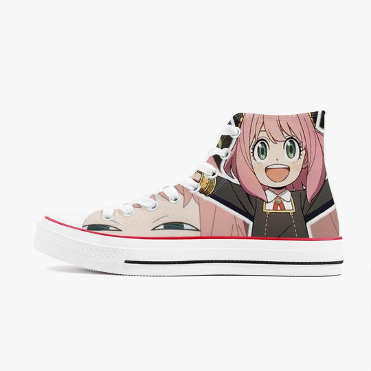 Psy x Family Anya Forger A-Star High White Anime Shoes _ Psy x Family _ Ayuko