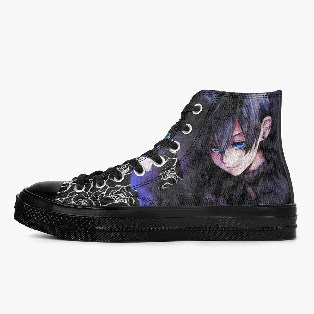 Black Butler Ciel Phantomhive A-Star High Anime Shoes _ Black Butler _ Ayuko