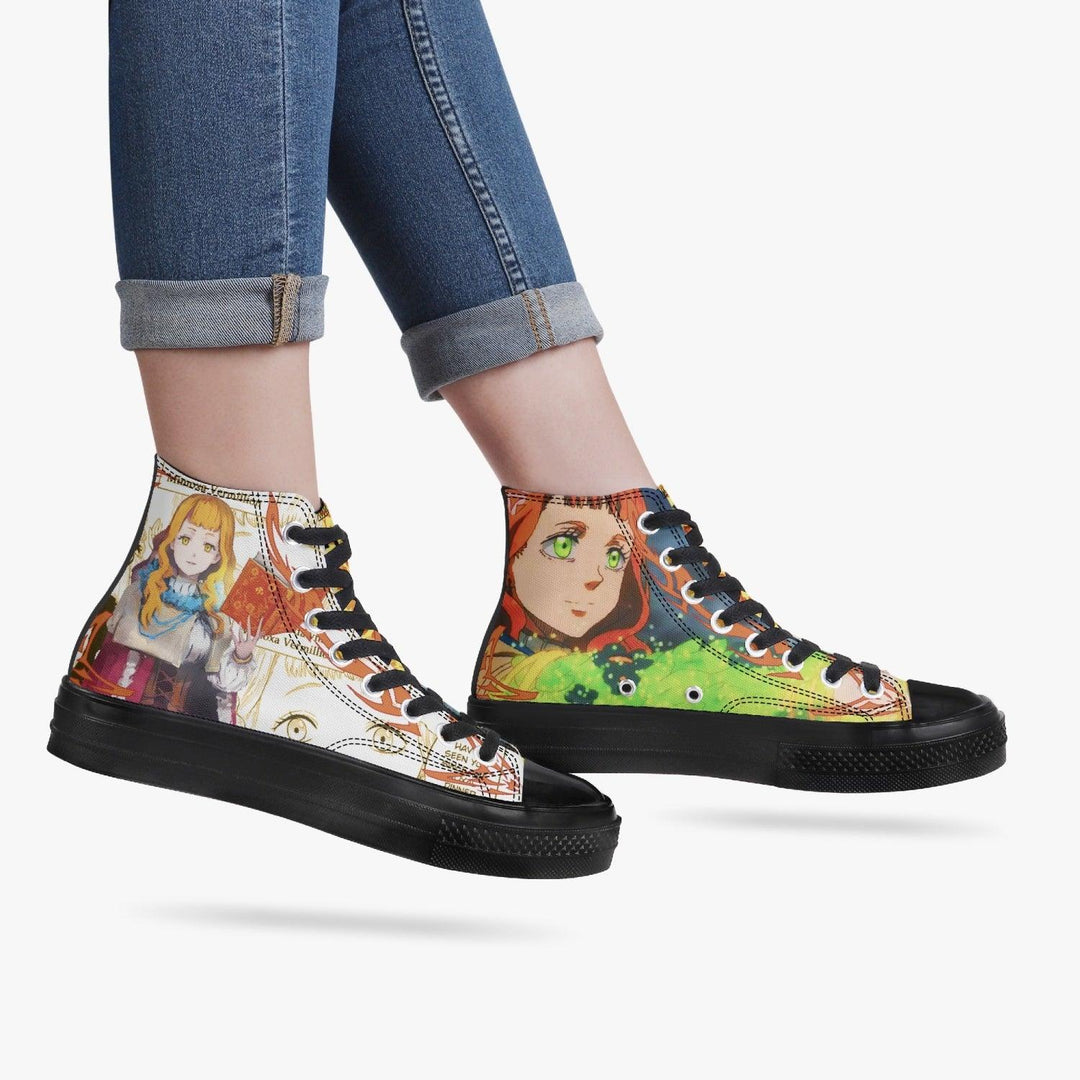 Black Clover Mimosa Virmilllion A-Star High Anime Shoes _ Black Clover _ Ayuko