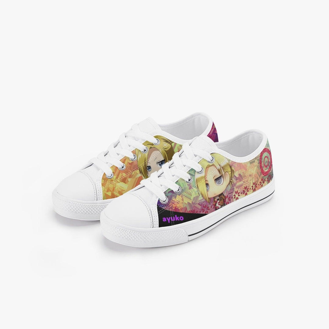 Attack On Titan Annie Leonhart Kids A-Star Low Anime Shoes _ Attack On Titan _ Ayuko