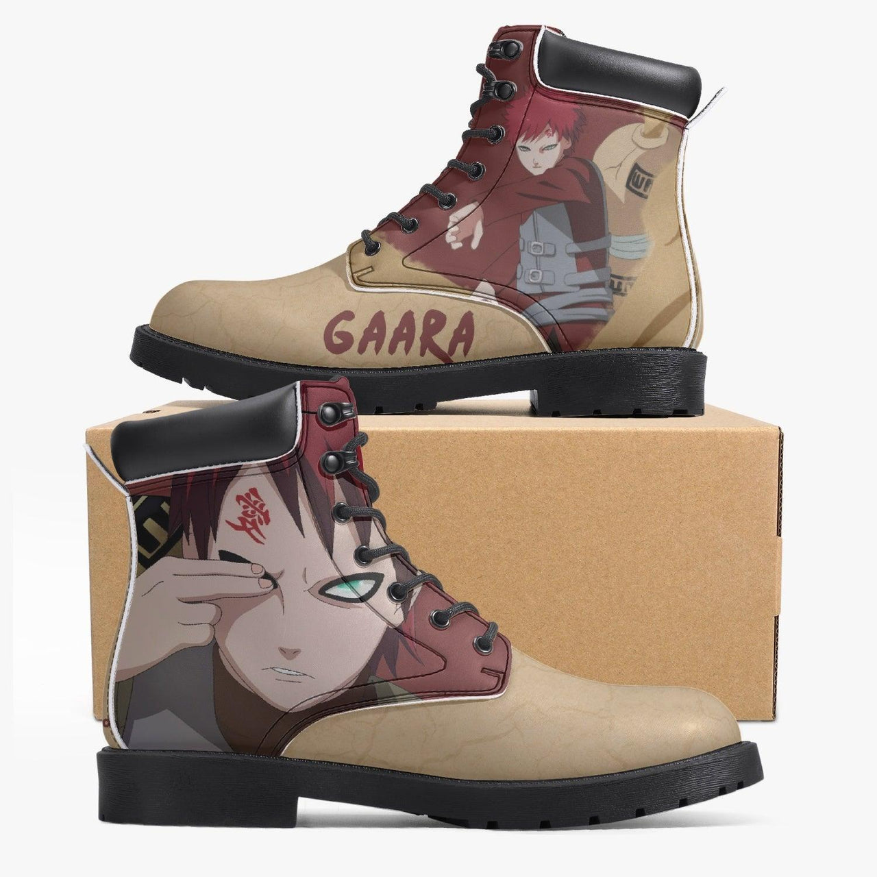 Naruto Shippuden Gaara All-Season Anime Boots _ Naruto _ Ayuko