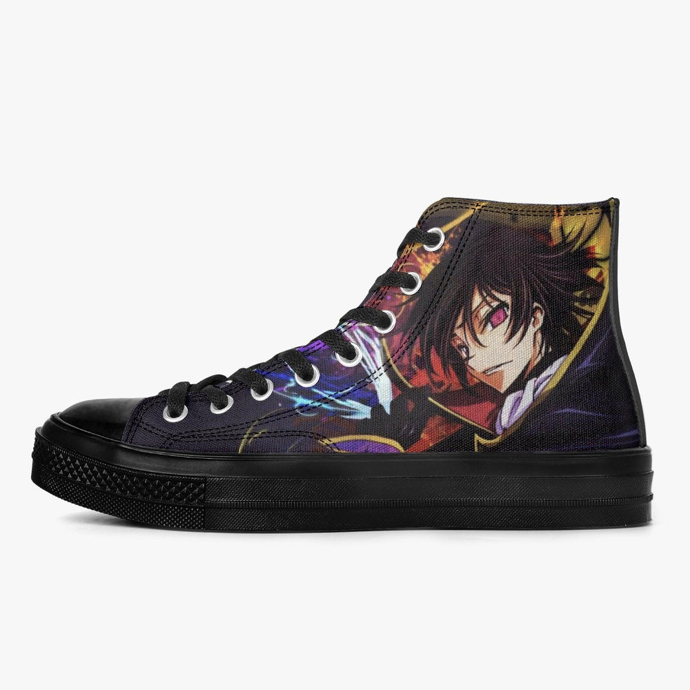 Code Geass Lelouch vi Britannia A-Star High Anime Shoes _ Code Geass _ Ayuko