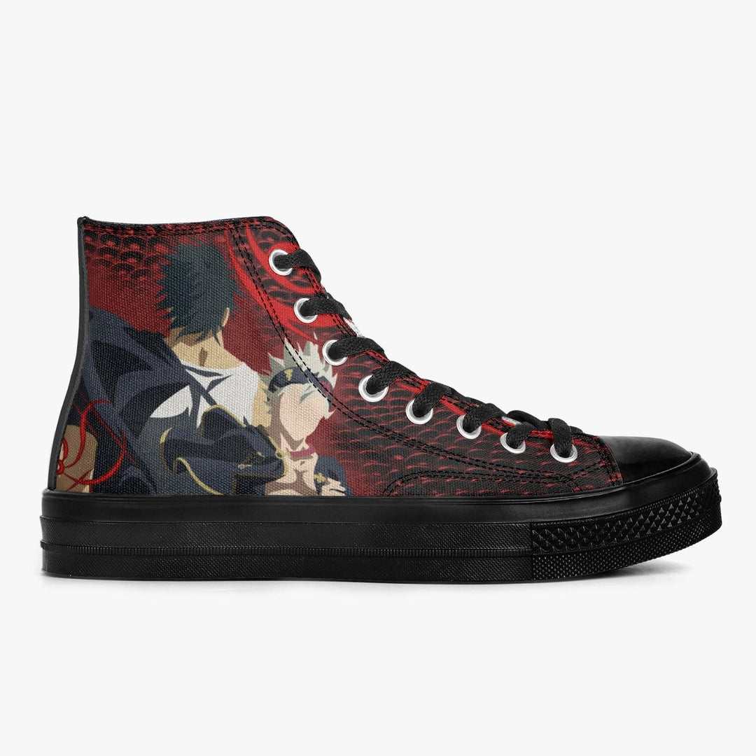 Black Clover Yami Sukehiro A-Star High Anime Shoes _ Black Clover _ Ayuko