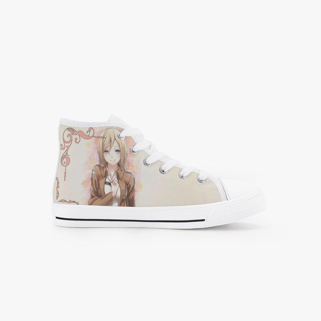 Attack On Titan Historia Christa Kids A-Star High Anime Shoes _ Attack On Titan _ Ayuko