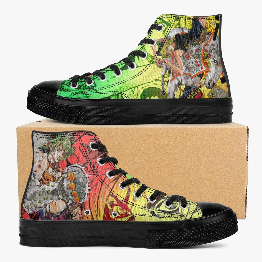 JoJo's Bizarre Adventure Jolyne Kujo A-Star High Anime Shoes _ JoJo's Bizarre Adventure _ Ayuko