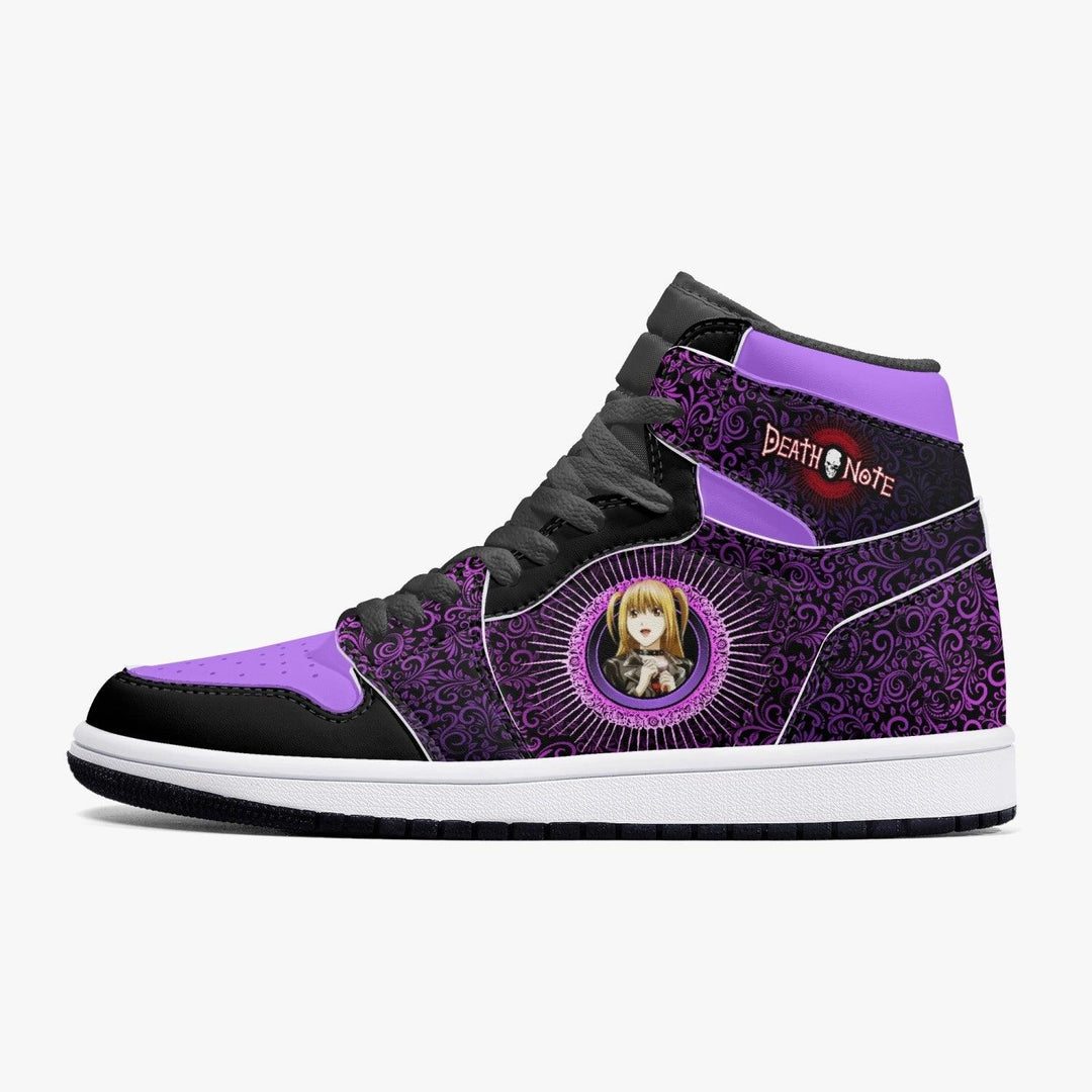 Death Note Misa Amane Purple JD1 Mid Anime Shoes _ Death Note _ Ayuko