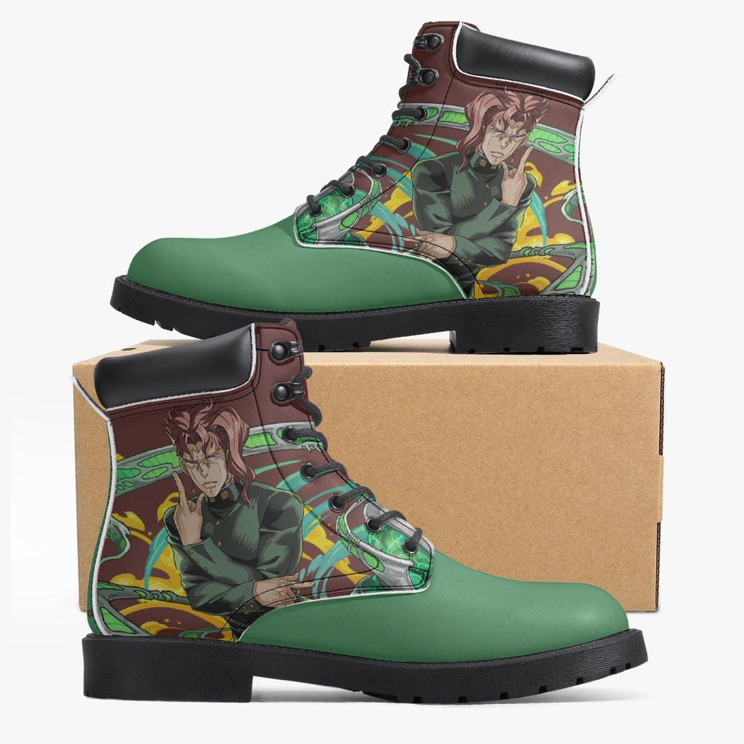 JoJo's Bizarre Adventure Noriaki Kakyoin All-Season Anime Boots _ JoJo's Bizarre Adventure _ Ayuko