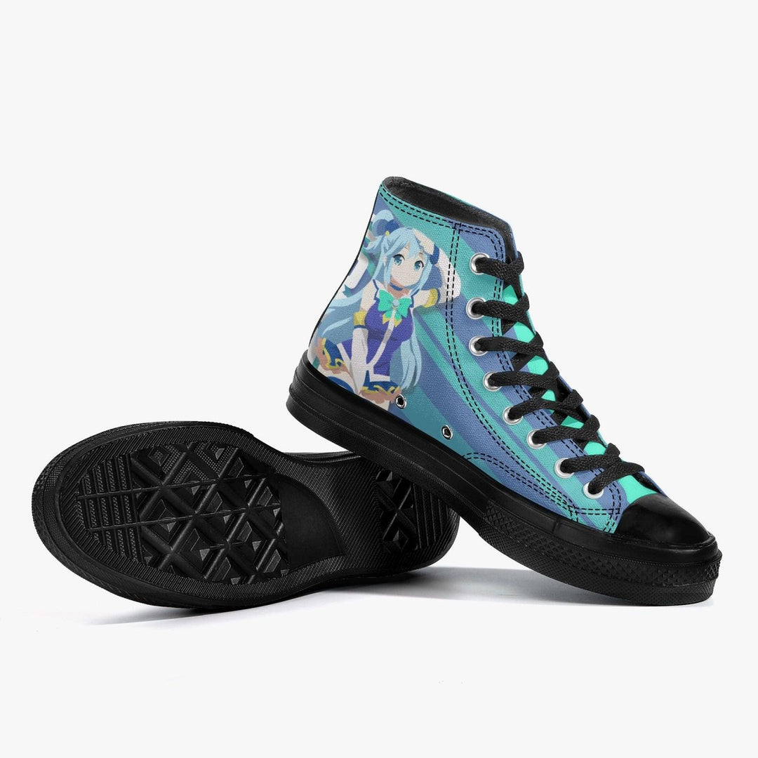 KonoSuba Aqua A-Star High Anime Shoes _ Konosuba _ Ayuko