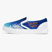 Thumbnail for Death Note L Blue Kids Slip Ons Anime Shoes _ Death Note _ Ayuko