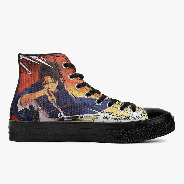 Attack On Titan Levi Ackerman A-Star High Anime Shoes _ Attack On Titan _ Ayuko