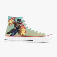 Thumbnail for One Piece Sabo A-Star High White Anime Shoes _ One Piece _ Ayuko