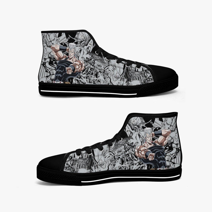 JoJo's Bizarre Adventure Jean Pierre Polnareff A-Star Mid Anime Shoes _ JoJo's Bizarre Adventure _ Ayuko