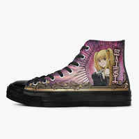 Thumbnail for Death Note Misa Pink A-Star High Anime Shoes _ Death Note _ Ayuko