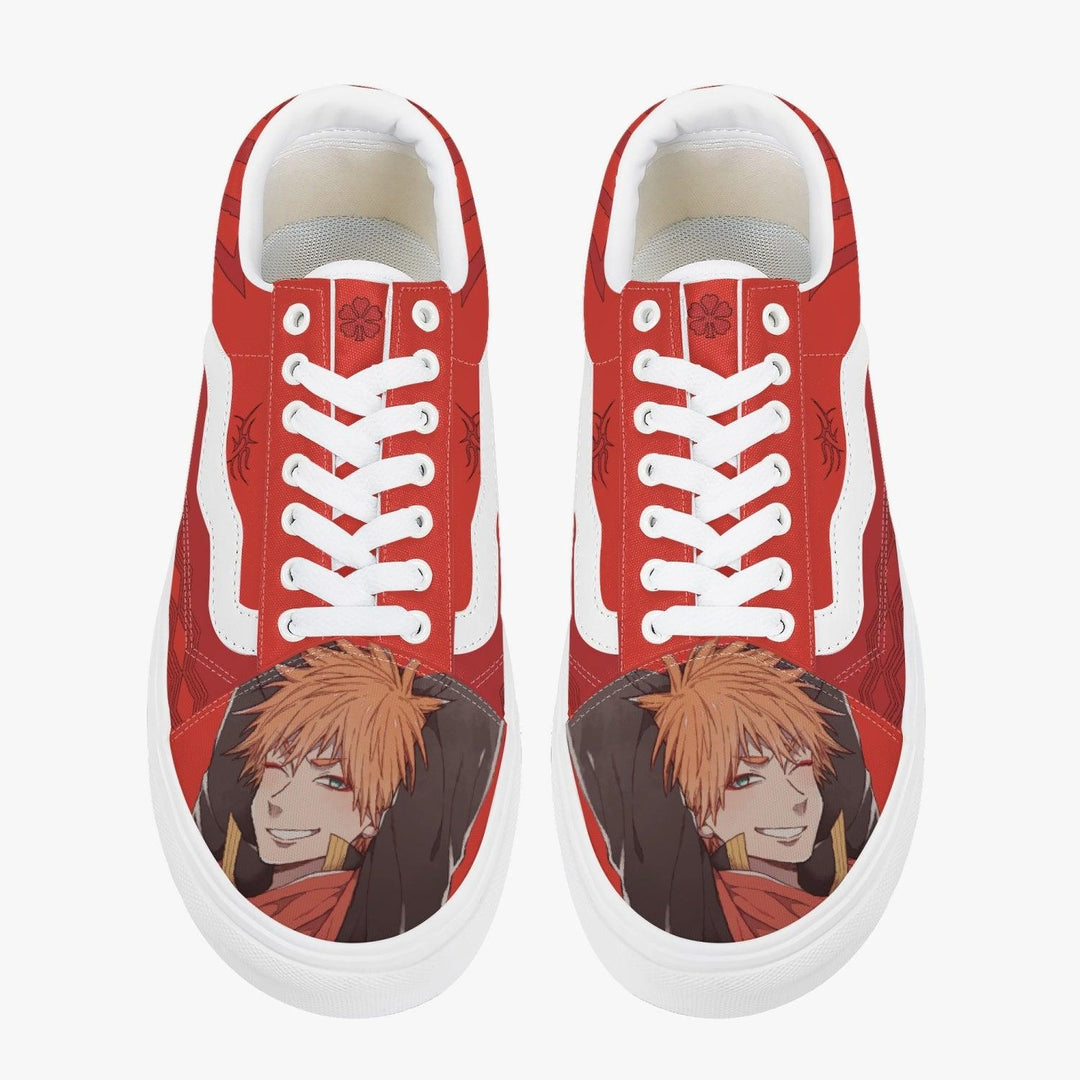 Black Clover Leopold Vermillion V-OK Anime Shoes _ Black Clover _ Ayuko