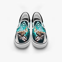 Thumbnail for Attack On Titan Annie Leonhart Slip Ons Anime Shoes _ Attack On Titan _ Ayuko