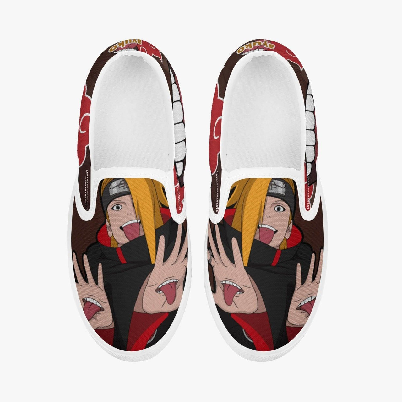 Naruto Shippuden Deidara Kids Slipons Anime Shoes _ Naruto _ Ayuko