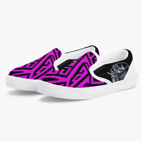 Fullmetal Alchemist Alphonse Kids Slip Ons Anime Shoes _ Fullmetal Alchemist _ Ayuko