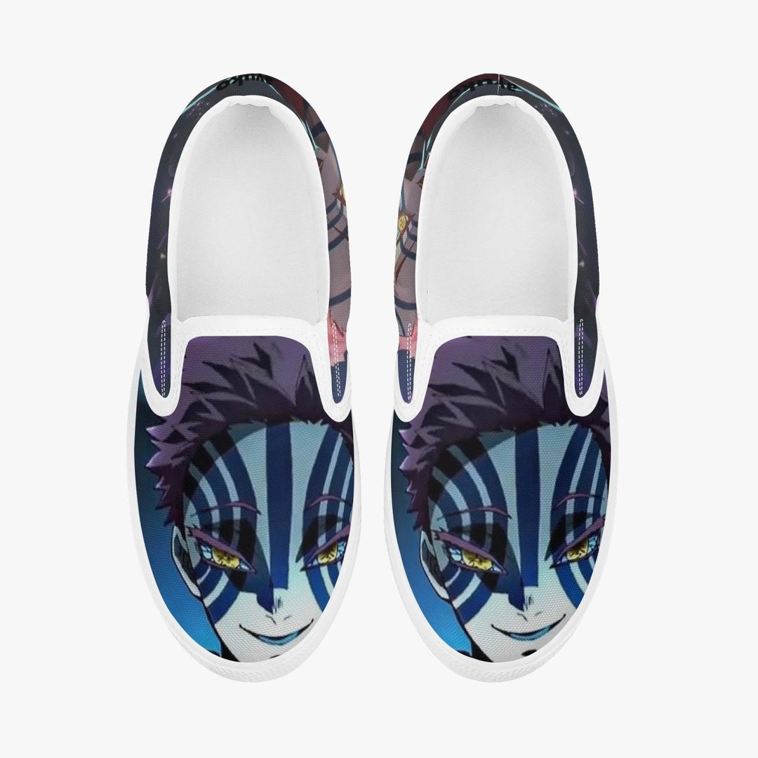 Demon Slayer Akaza Kids Slip Ons Anime Shoes _ Demon Slayer _ Ayuko