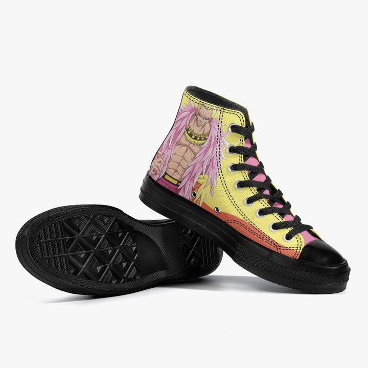 One Piece Donquixote Doflamingo A-Star High Anime Shoes _ One Piece _ Ayuko