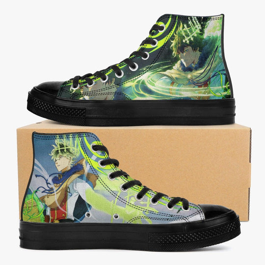 Black Clover Yuno A-Star High Anime Shoes _ Black Clover _ Ayuko