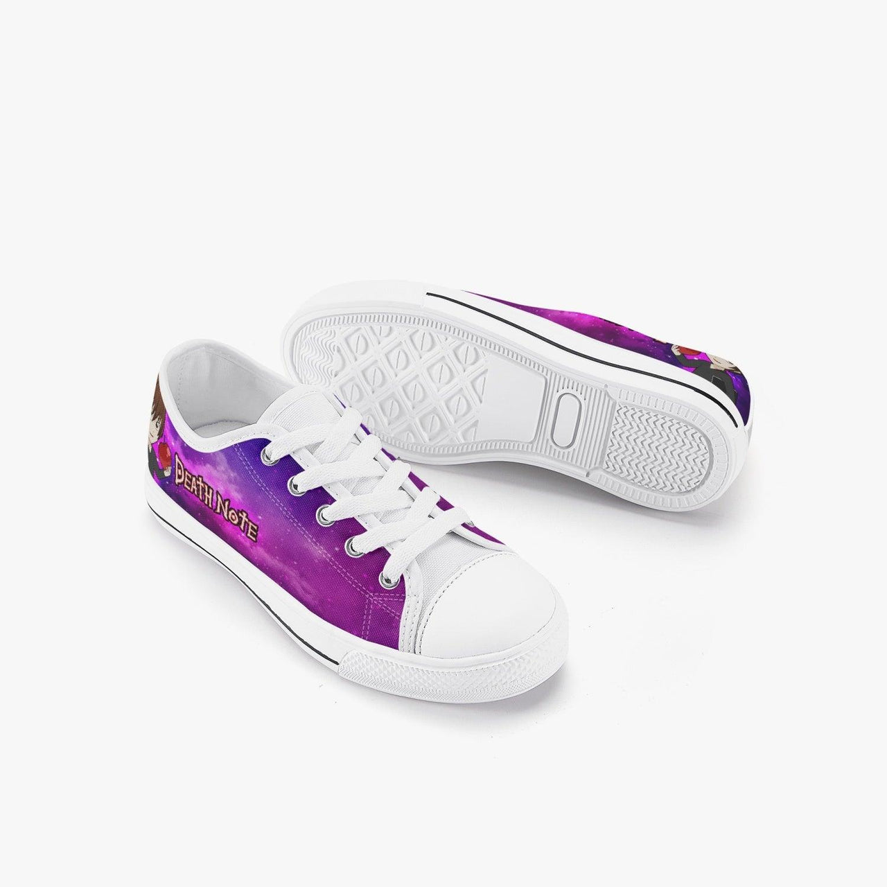 Death Note Purple Kids A-Star Low Anime Shoes _ Death Note _ Ayuko