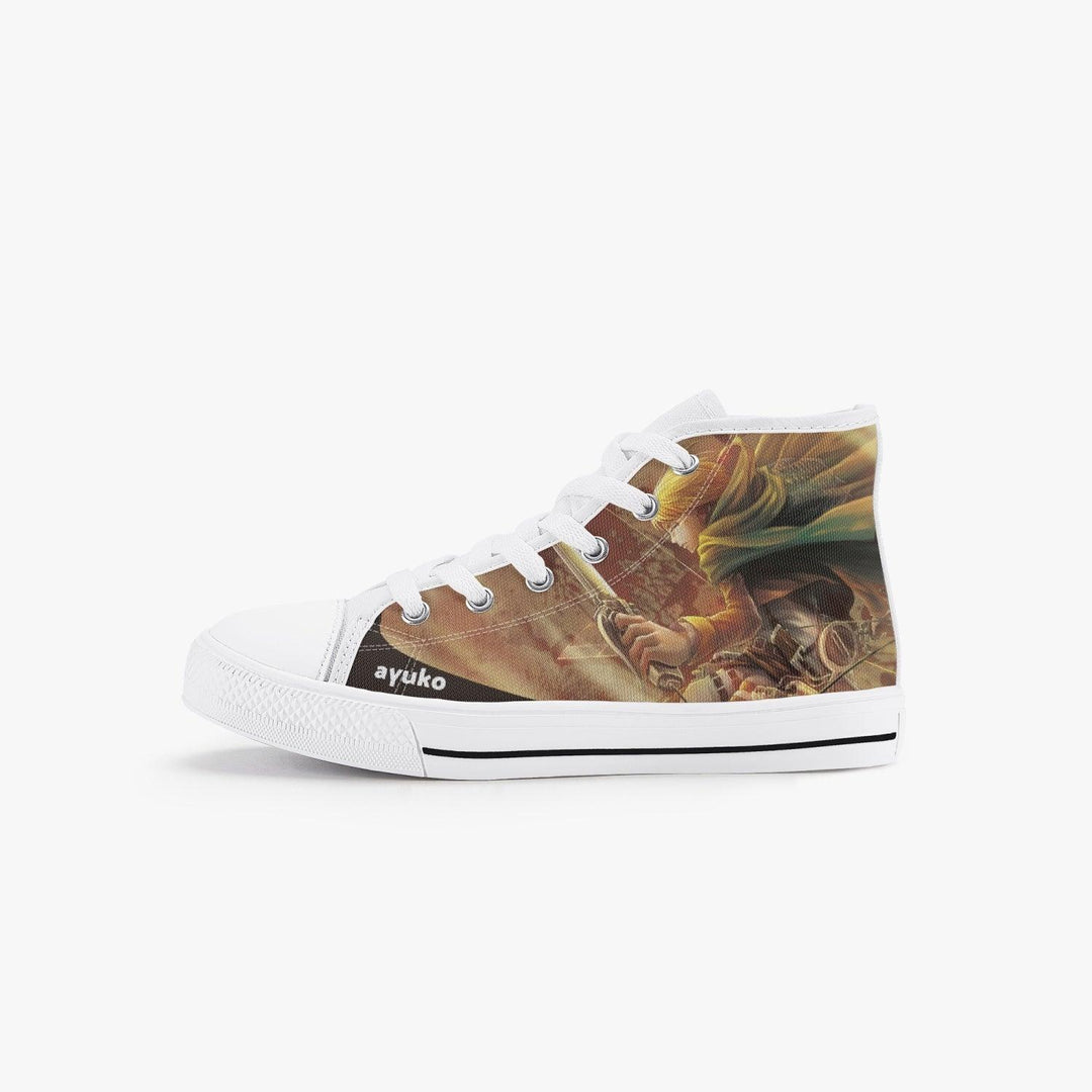 Attack On Titan Armin Arlert Kids A-Star High Anime Shoes _ Attack On Titan _ Ayuko