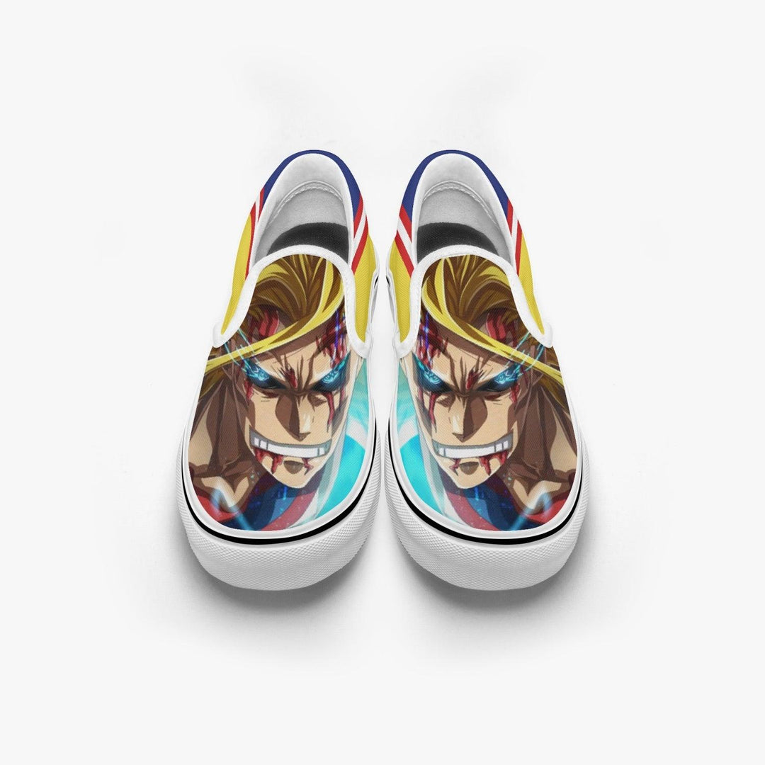 My Hero Academia All Might Slip Ons Anime Shoes _ My Hero Academia _ Ayuko