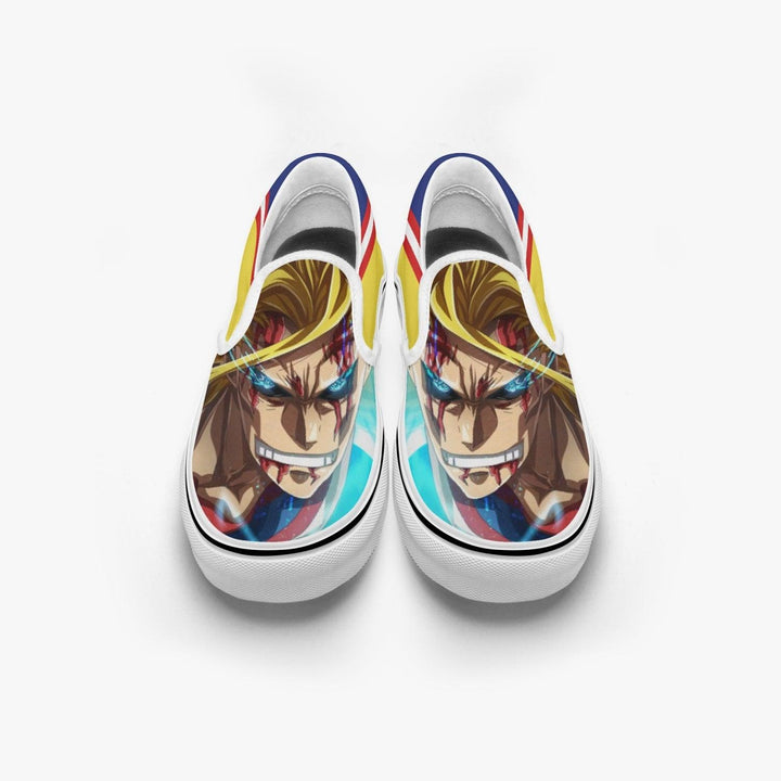 My Hero Academia All Might Slip Ons Anime Shoes _ My Hero Academia _ Ayuko