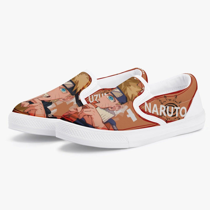 Naruto Shippuden Naruto Kids Slip Ons Anime Shoes _ Naruto _ Ayuko