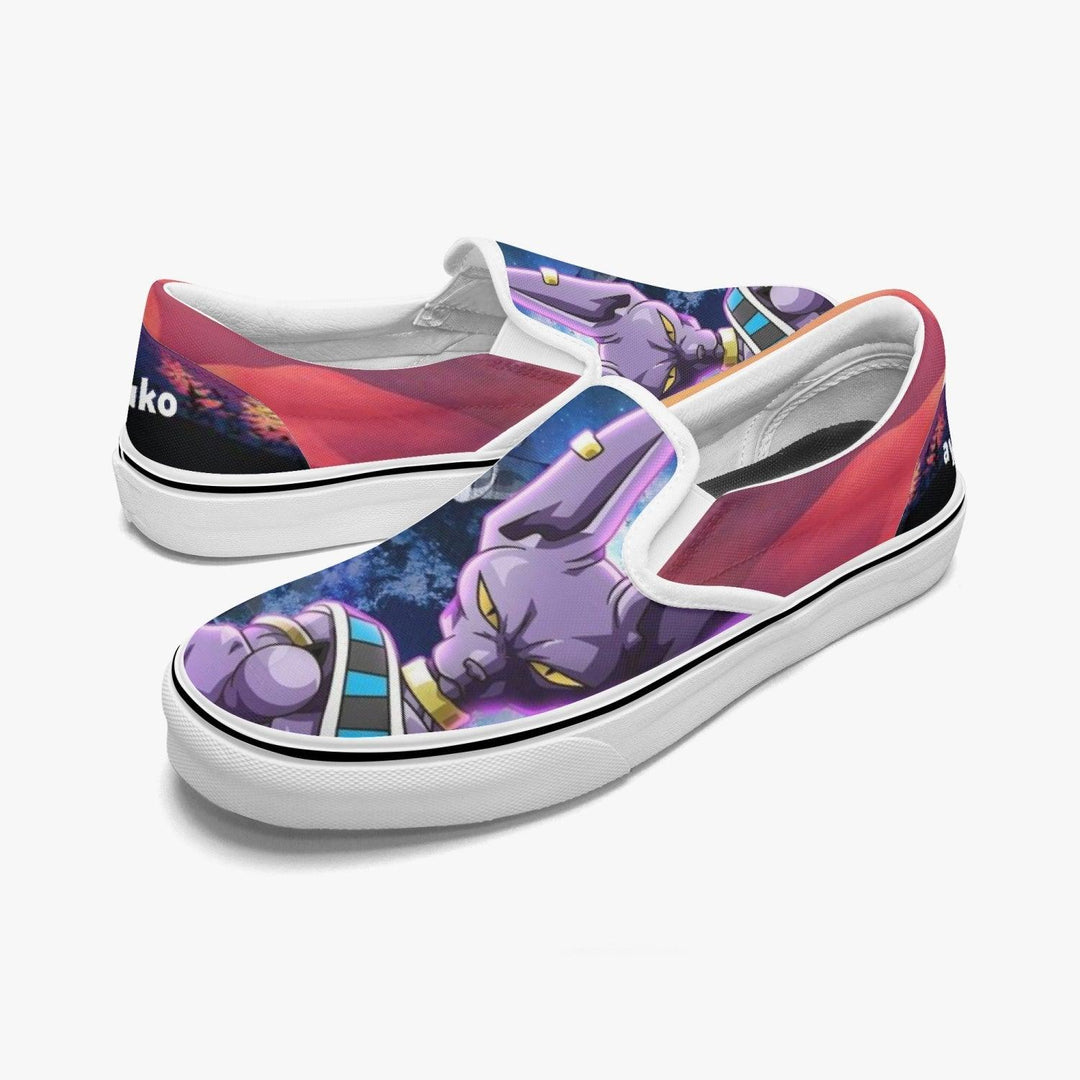 Dragon Ball Z Beerus Slip Ons Anime Shoes _ Dragon Ball Z _ Ayuko