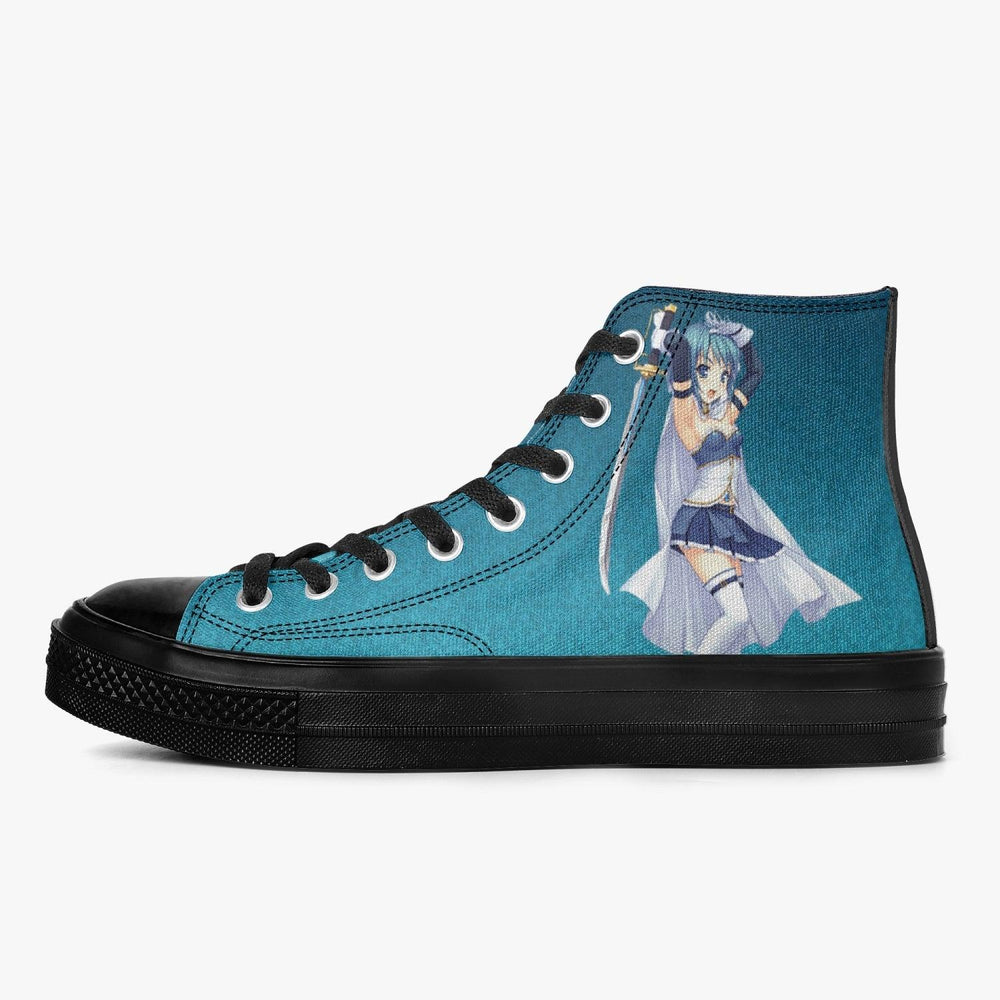 Madoka Magica Sayaka Miki A-Star High Anime Shoes _ Madoka Magica _ Ayuko