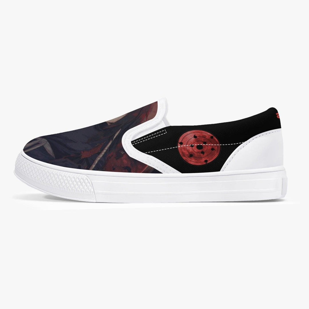 Naruto Shippuden Madara Kids Slip Ons Anime Shoes _ Naruto _ Ayuko