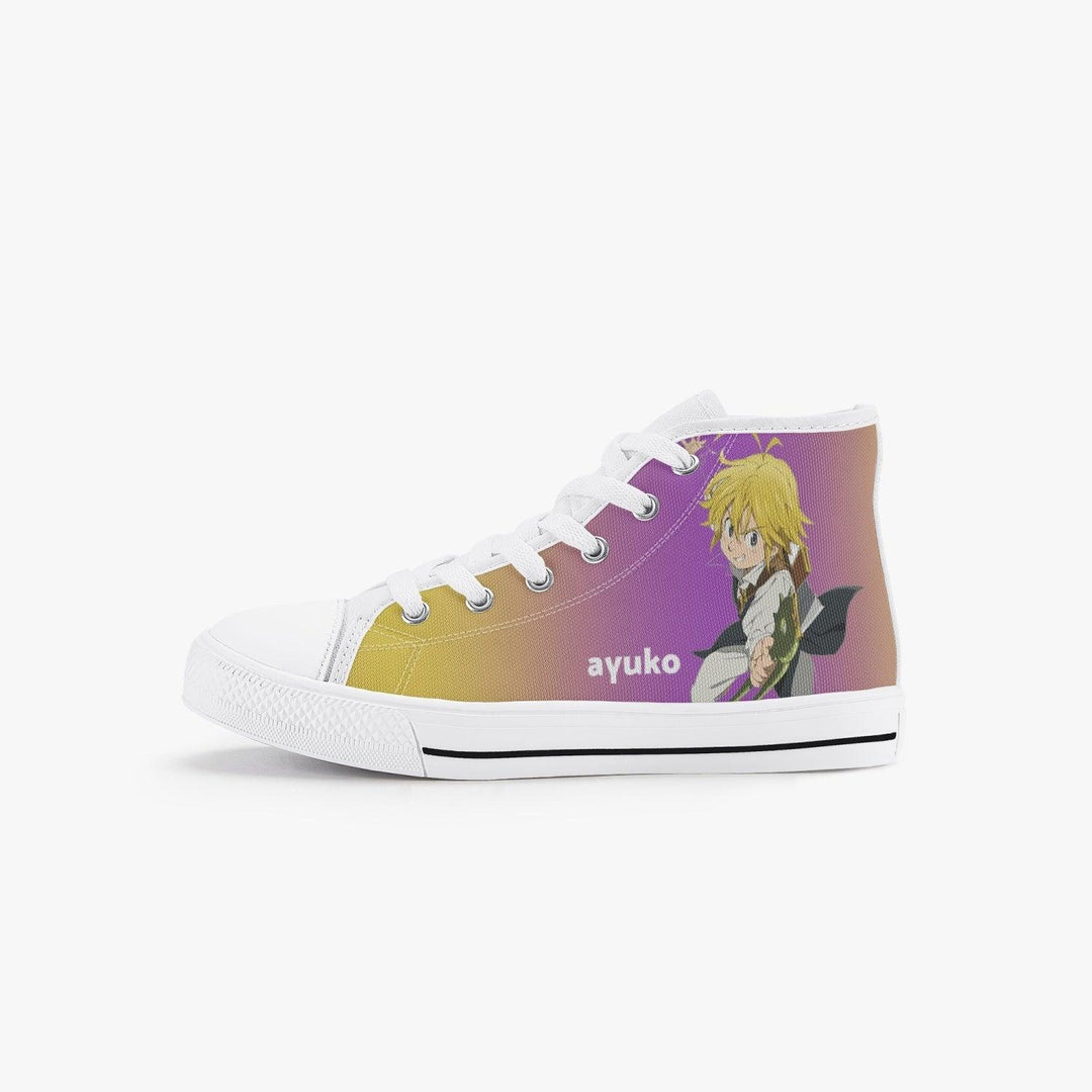 Seven Deadly Sins Meliodas Kids A-Star High Anime Shoes _ Seven Deadly Sins _ Ayuko