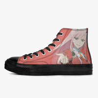 Thumbnail for Darling in The Franxx Zero Two A-Star High Anime Shoes _ Darling in The Franxx _ Ayuko