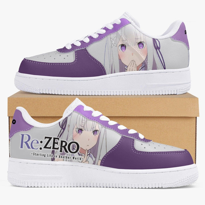 Re:Zero Emilia Air F1 Anime Shoes _ Re:Zero _ Ayuko