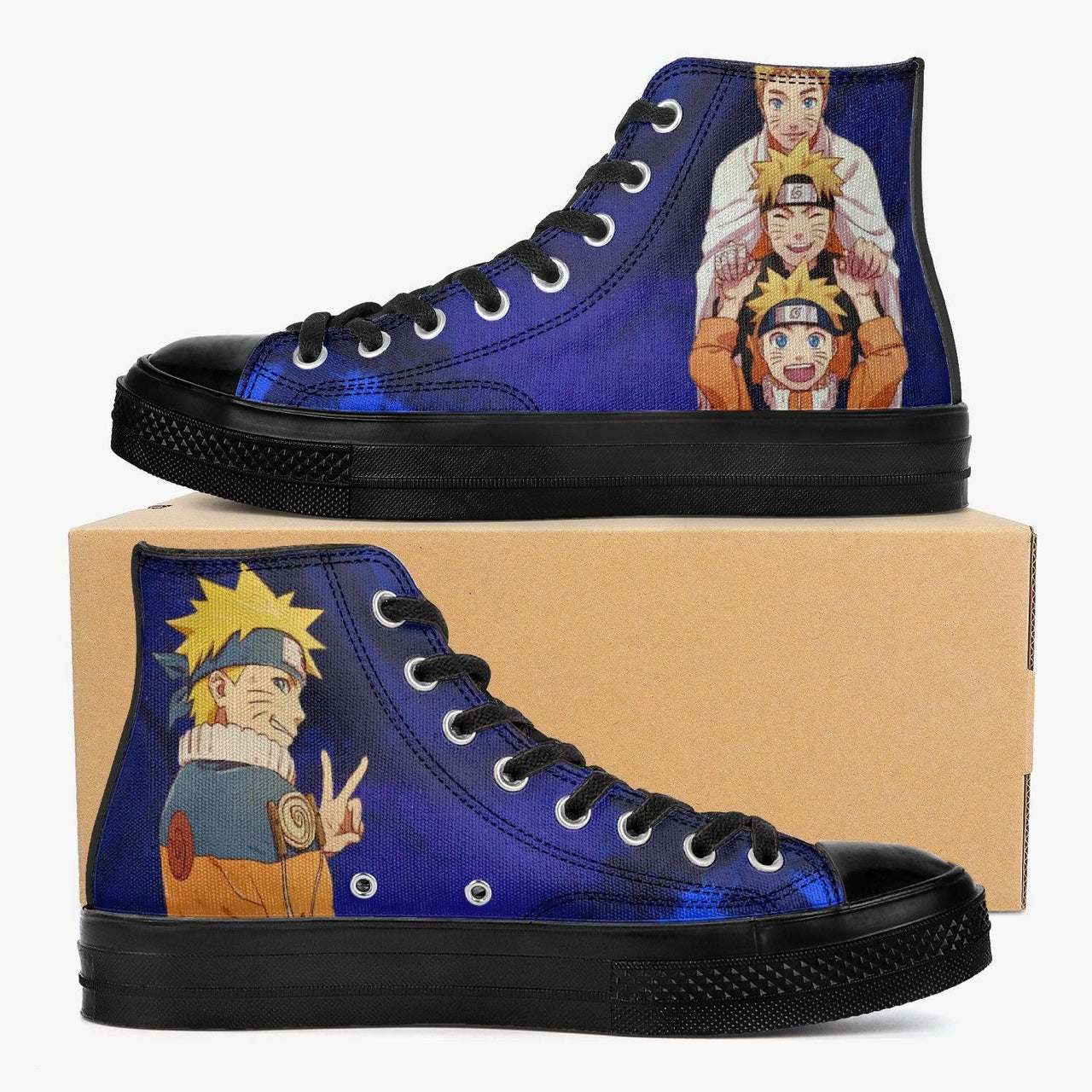 Naruto Shippuden Naruto A-Star High Anime Shoes _ Naruto _ Ayuko