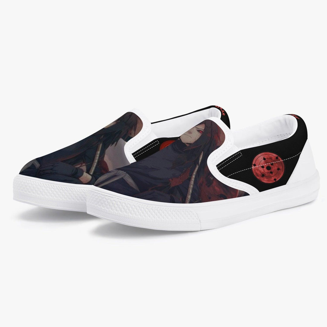 Naruto Shippuden Madara Kids Slip Ons Anime Shoes _ Naruto _ Ayuko