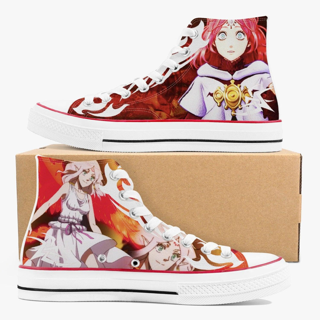 Black Clover Fana A-Star High White Anime Shoes _ Black Clover _ Ayuko