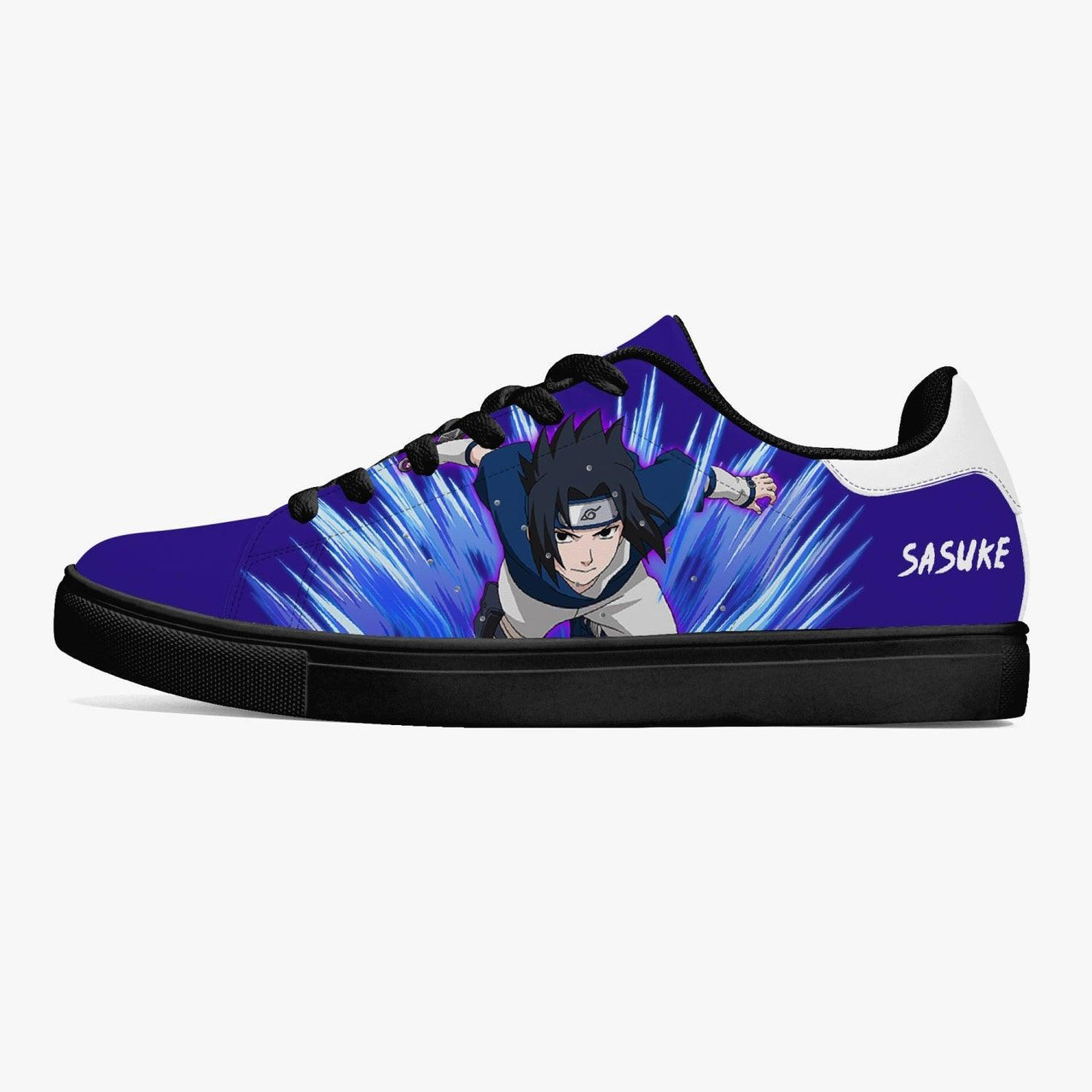 Naruto Shippuden Sasuke Uchiha Skate Anime Shoes _ Naruto _ Ayuko
