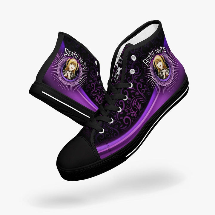 Death Note Misa Purple Black A-Star Mid Anime Shoes _ Death Note _ Ayuko