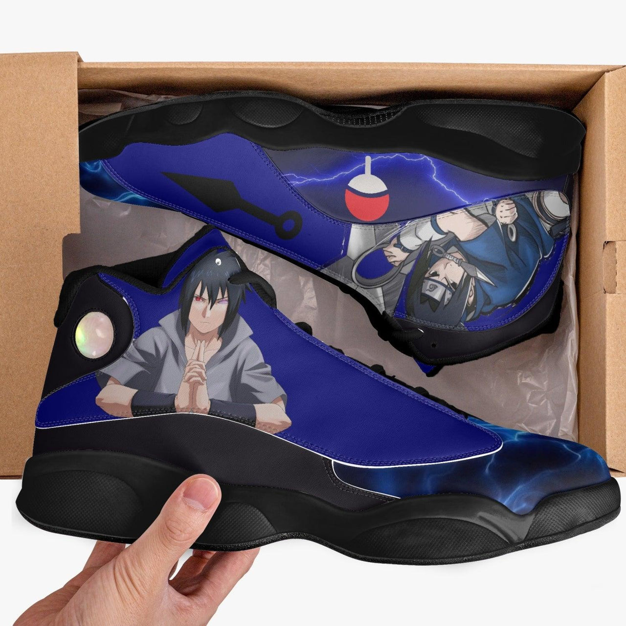 Naruto Shippuden Sasuke JD13 Anime Shoes _ Naruto _ Ayuko