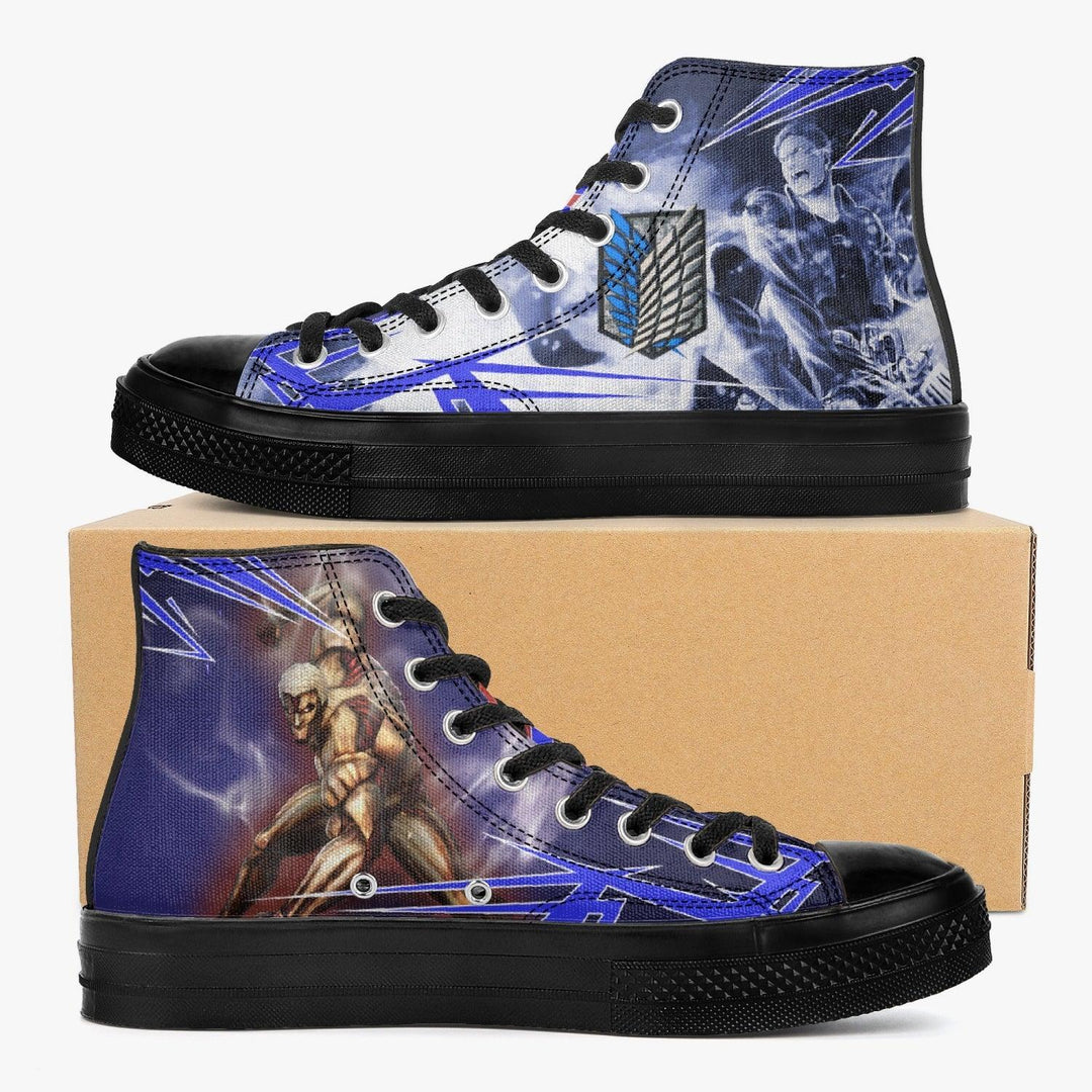 Attack On Titan Reiner Braun A-Star High Anime Shoes _ Attack On Titan _ Ayuko