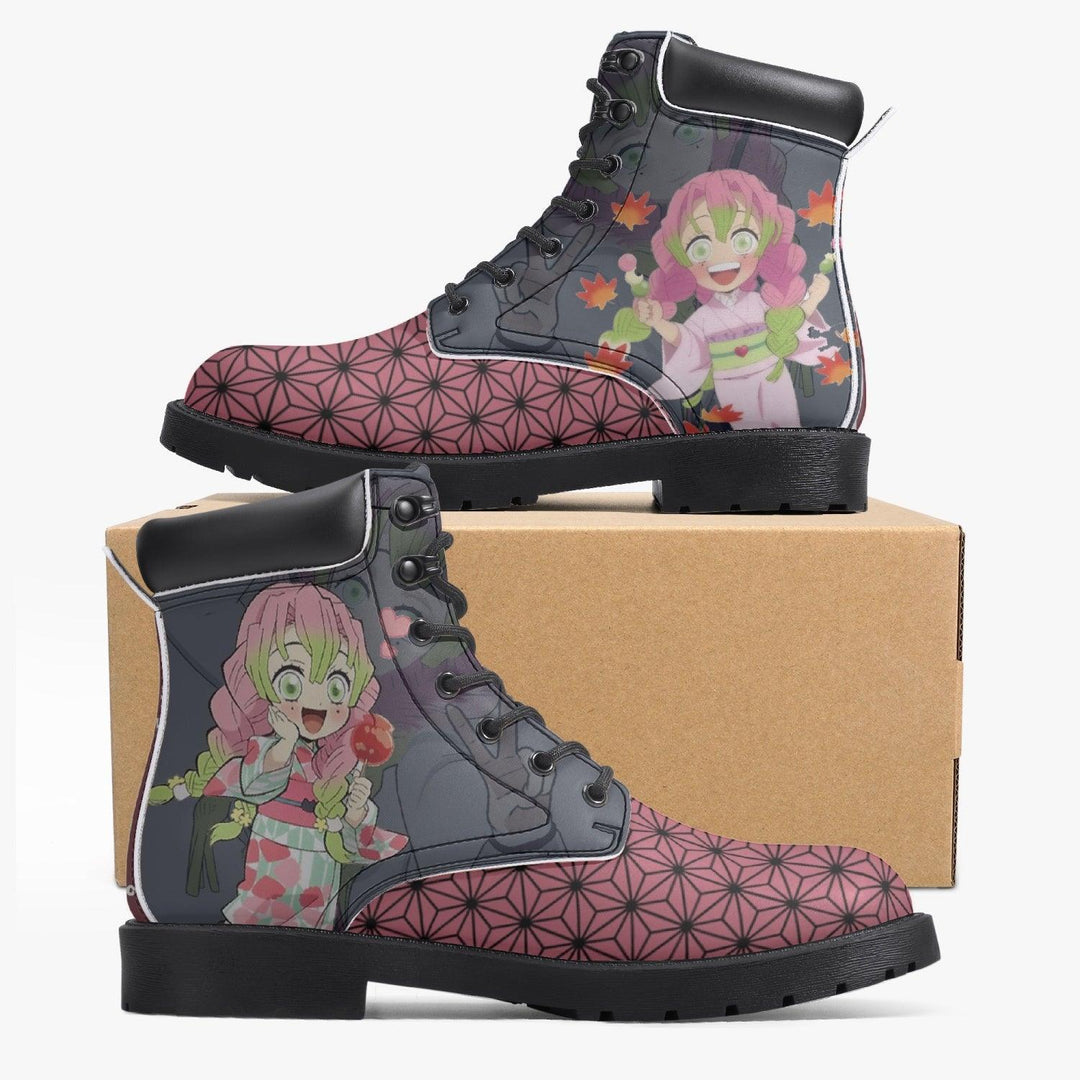 Demon Slayer Mitsuri Kanroji Casual Leather Boots Anime Shoes _ Demon Slayer _ Ayuko