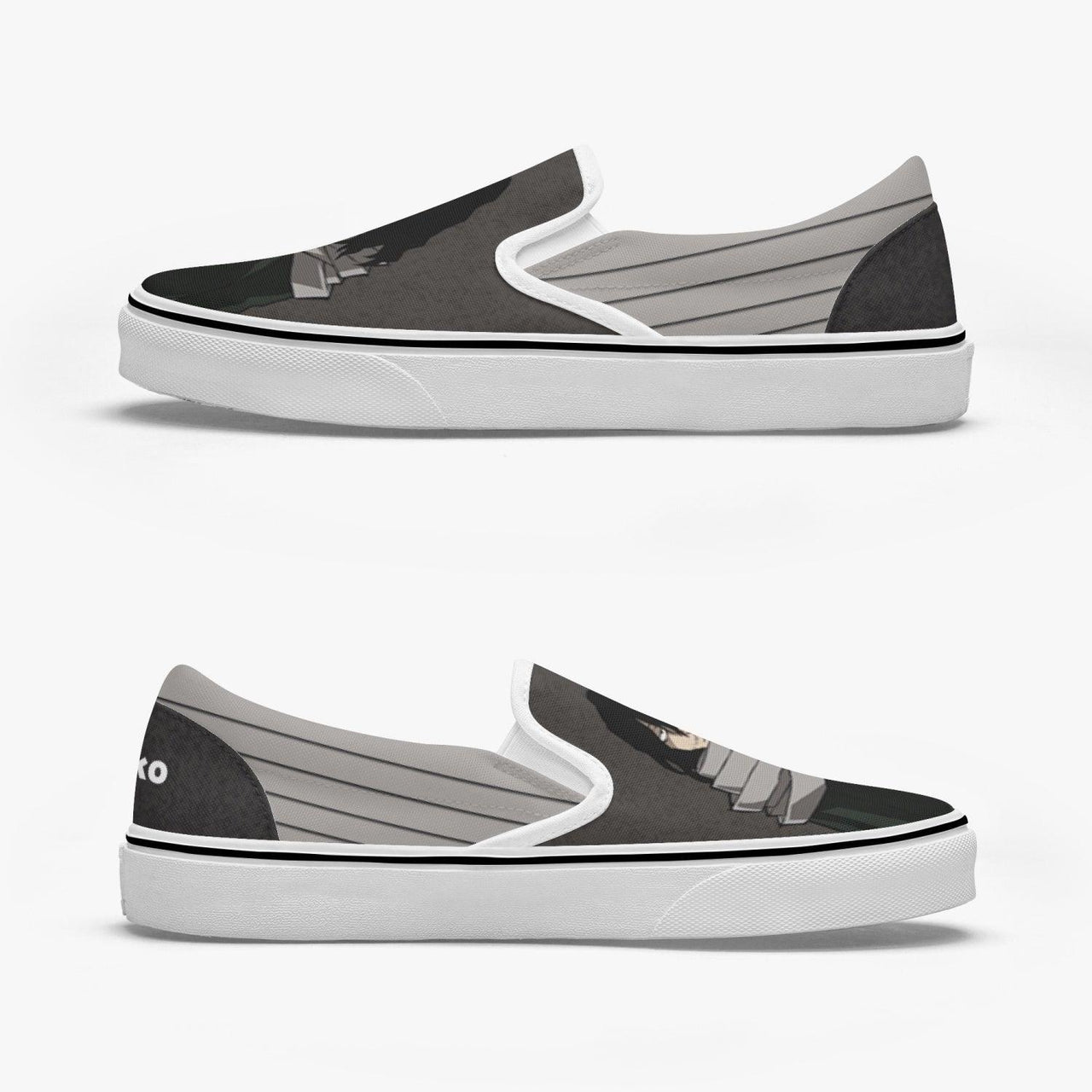 My Hero Academia Shota Aizawa Slip Ons Anime Shoes _ My Hero Academia _ Ayuko