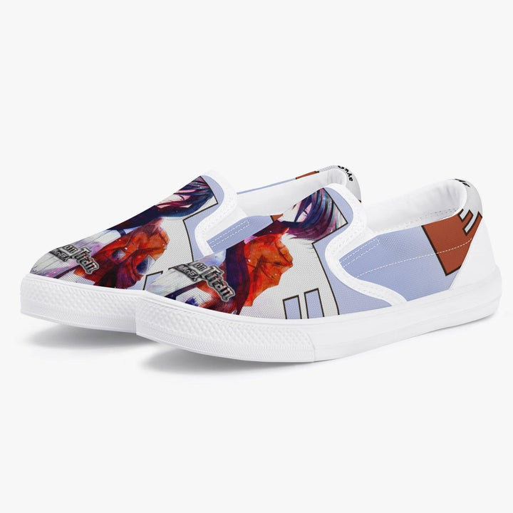 Attack On Titan Mikasa Ackerman Kids Slip Ons Anime Shoes _ Attack On Titan _ Ayuko