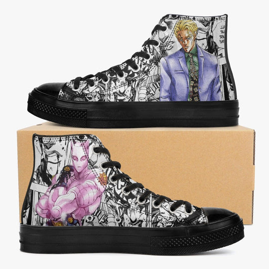 JoJo's Bizarre Adventure Kira Killer Queen A-Star High Anime Shoes _ JoJo's Bizarre Adventure _ Ayuko