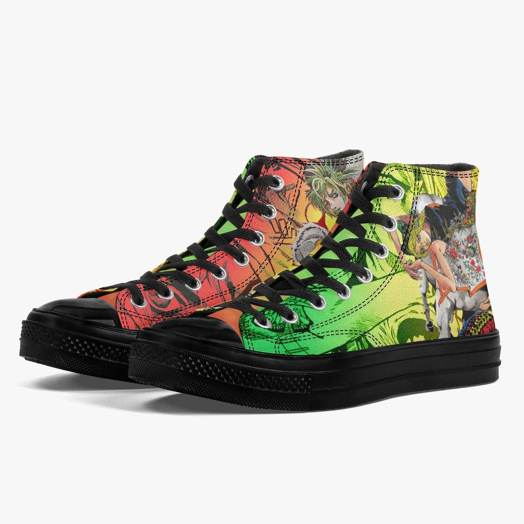 JoJo's Bizarre Adventure Jolyne Kujo A-Star High Anime Shoes _ JoJo's Bizarre Adventure _ Ayuko