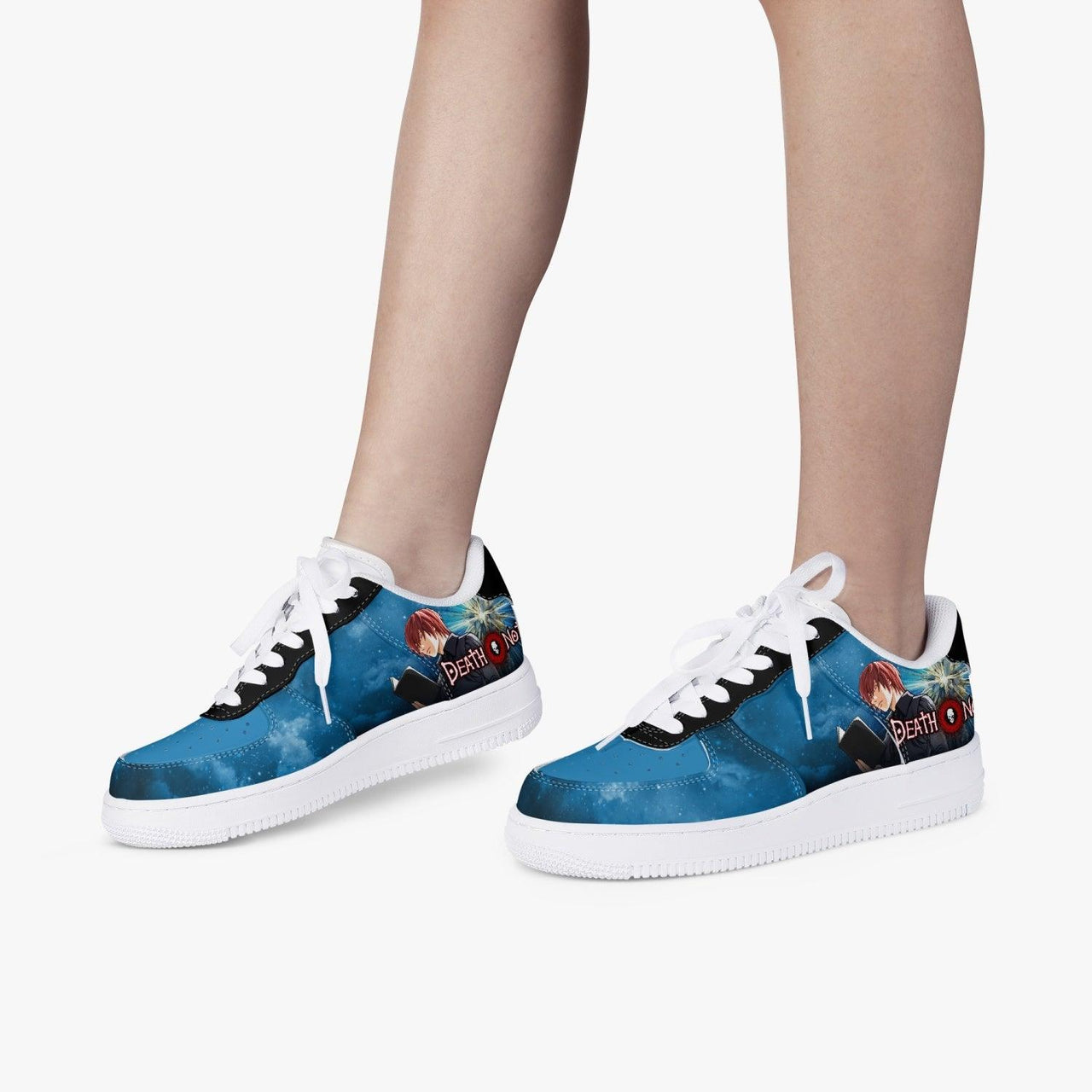 Death Note Blue AF1 Anime Shoes _ Death Note _ Ayuko