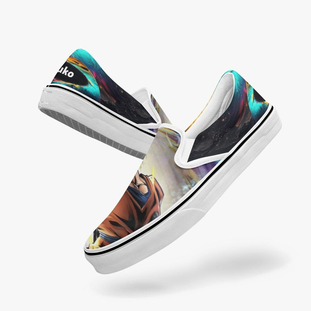 Dragon Ball Z Krillin Slip Ons Anime Shoes _ Dragon Ball Z _ Ayuko